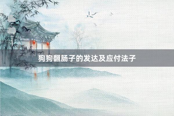狗狗翻肠子的发达及应付法子